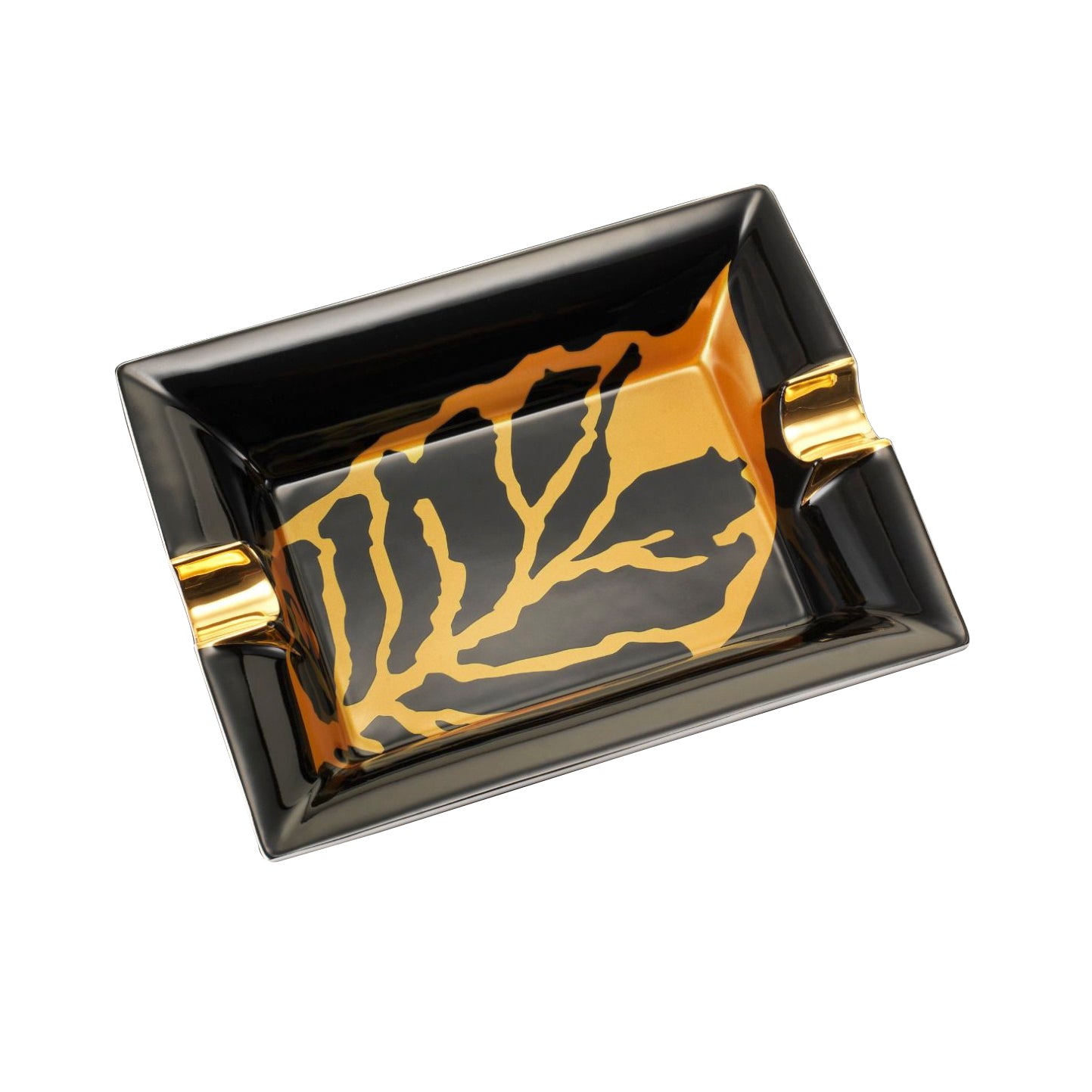 SIGLO ACCESSORIES Siglo Leaf Ashtray - Gold