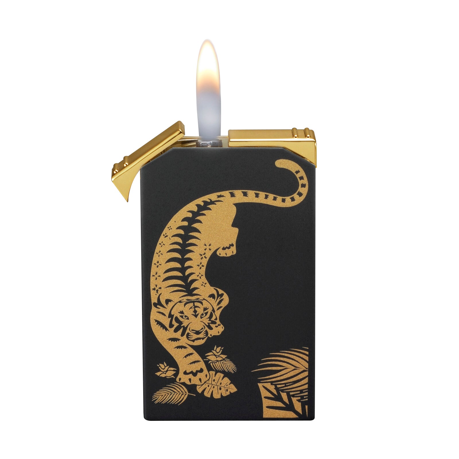 SIGLO ACCESSORIES Siglo Tiger Lighter - Shiny Black