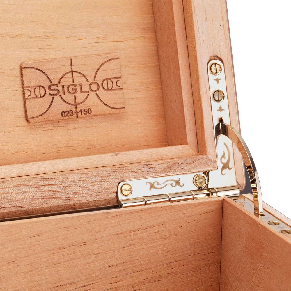 SIGLO ACCESSORIES [style_8010202009887] Hộp đựng Xì Gà bằng gỗ công nghiệp -SIGLO NBA LOS ANGELES - 2011 KT: 40.3 x 32.2 x 14.5cm