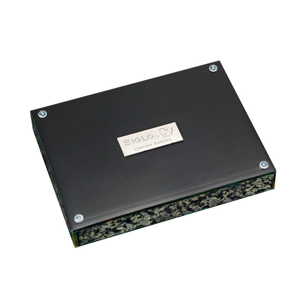 SIGLO ACCESSORIES [style_8010202009892] Gạt tàn thuốc Xì gà bằng xà cừ màu xanh - SIGLO MOP ASHTRAY - GREEN