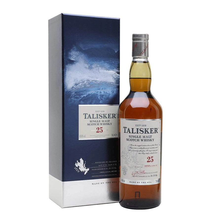 Talisker LIQUORS-SPIRITS 70cl TALISKER 25 Y.O