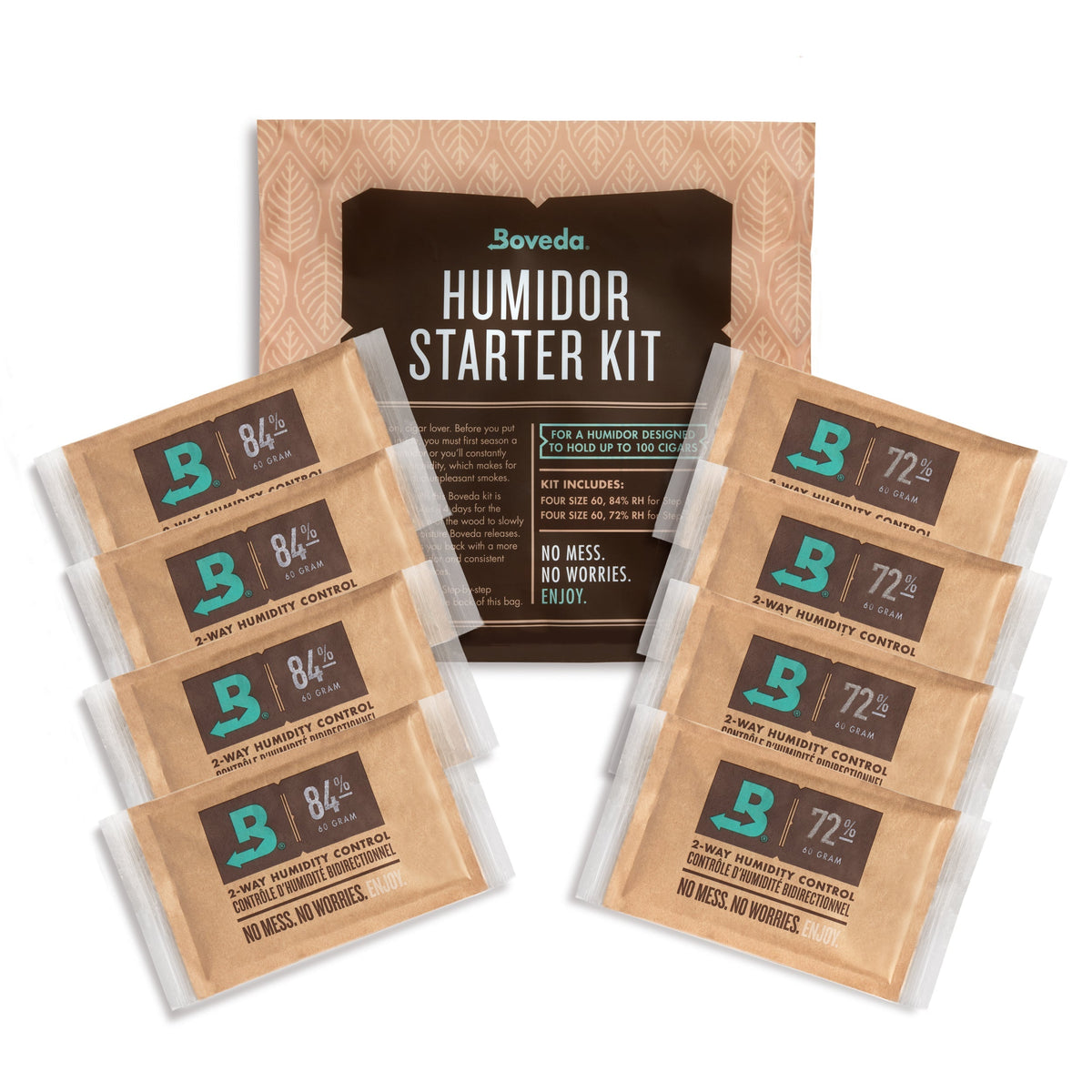 BOVEDA ACCESSORIES BOVEDA 100-COUNT HUMIDOR STARTER KIT