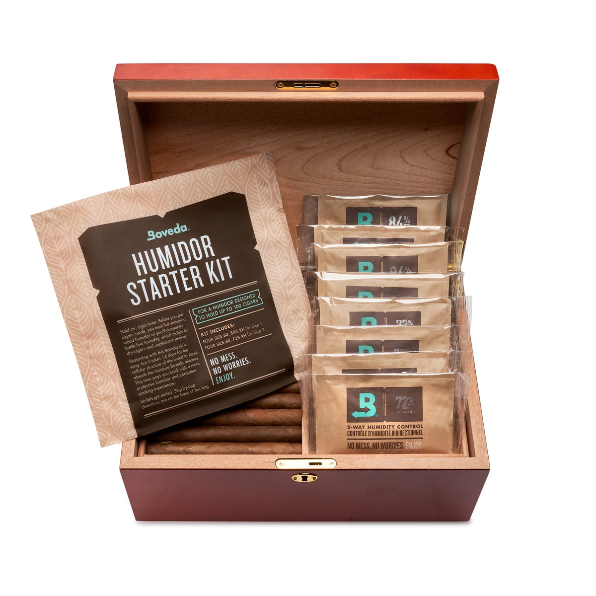 BOVEDA ACCESSORIES BOVEDA 100-COUNT HUMIDOR STARTER KIT