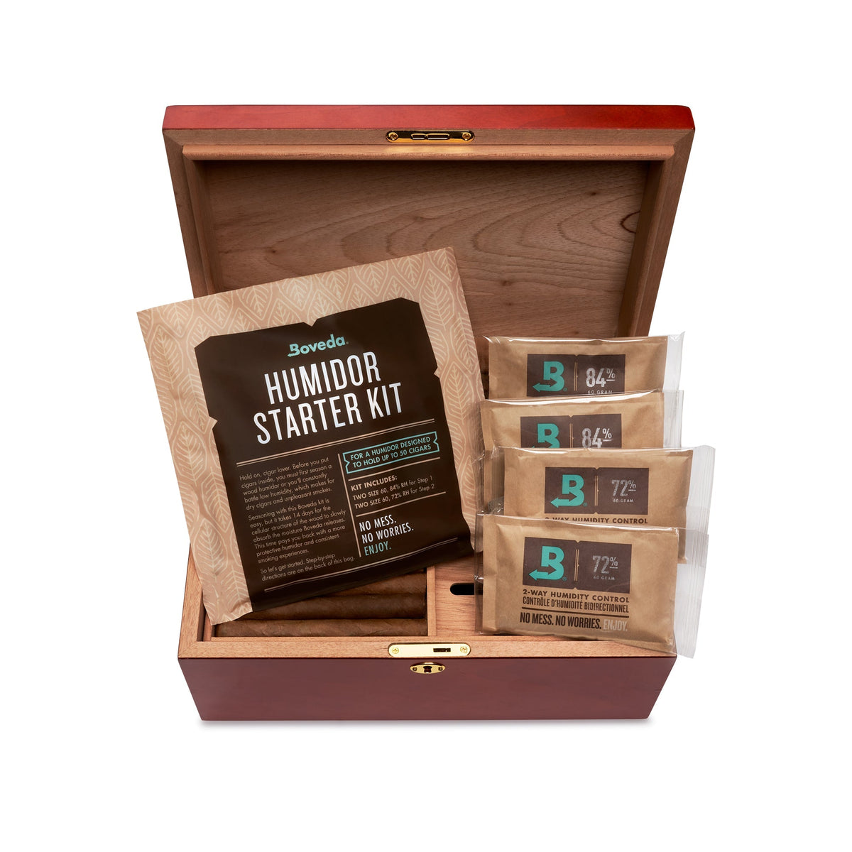 BOVEDA ACCESSORIES BOVEDA 50-COUNT HUMIDOR STARTER KIT