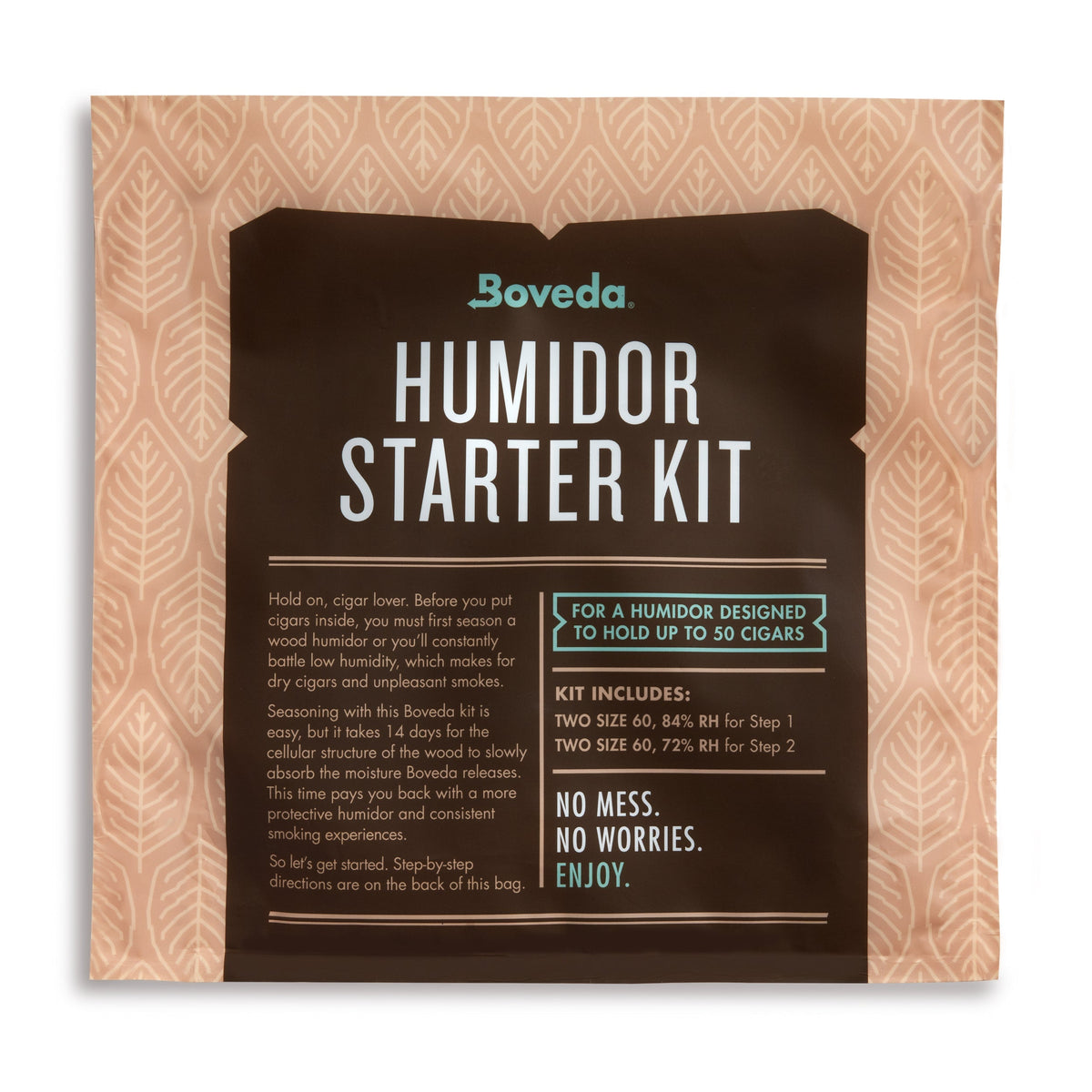 BOVEDA ACCESSORIES BOVEDA 50-COUNT HUMIDOR STARTER KIT