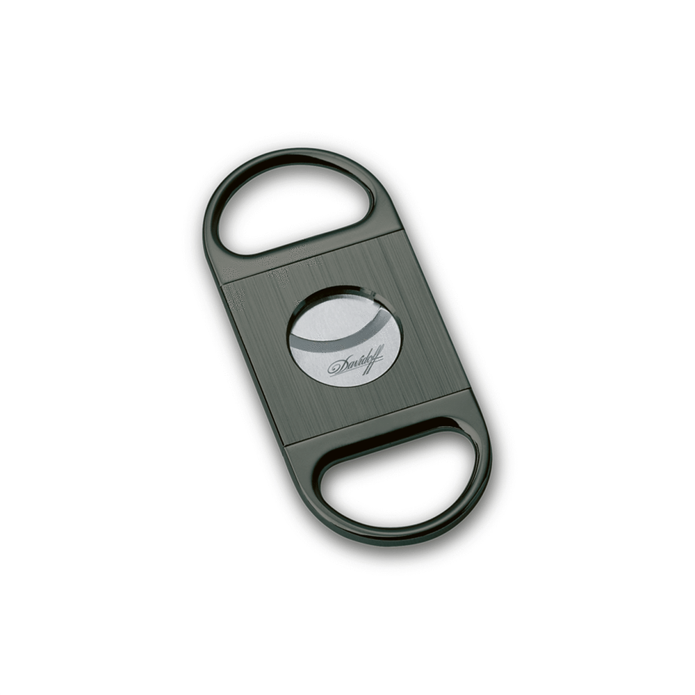 DAVIDOFF ACCESSORIES DOUBLE-BLADE CUTTER ANTHRAZITE