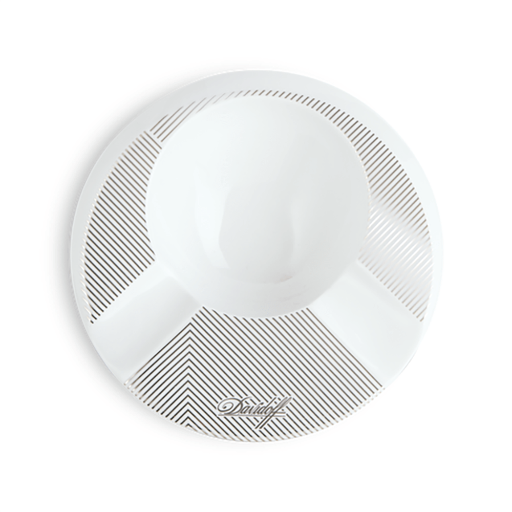 DAVIDOFF ACCESSORIES PORCELAIN ROUND ASHTRAY FOR 2