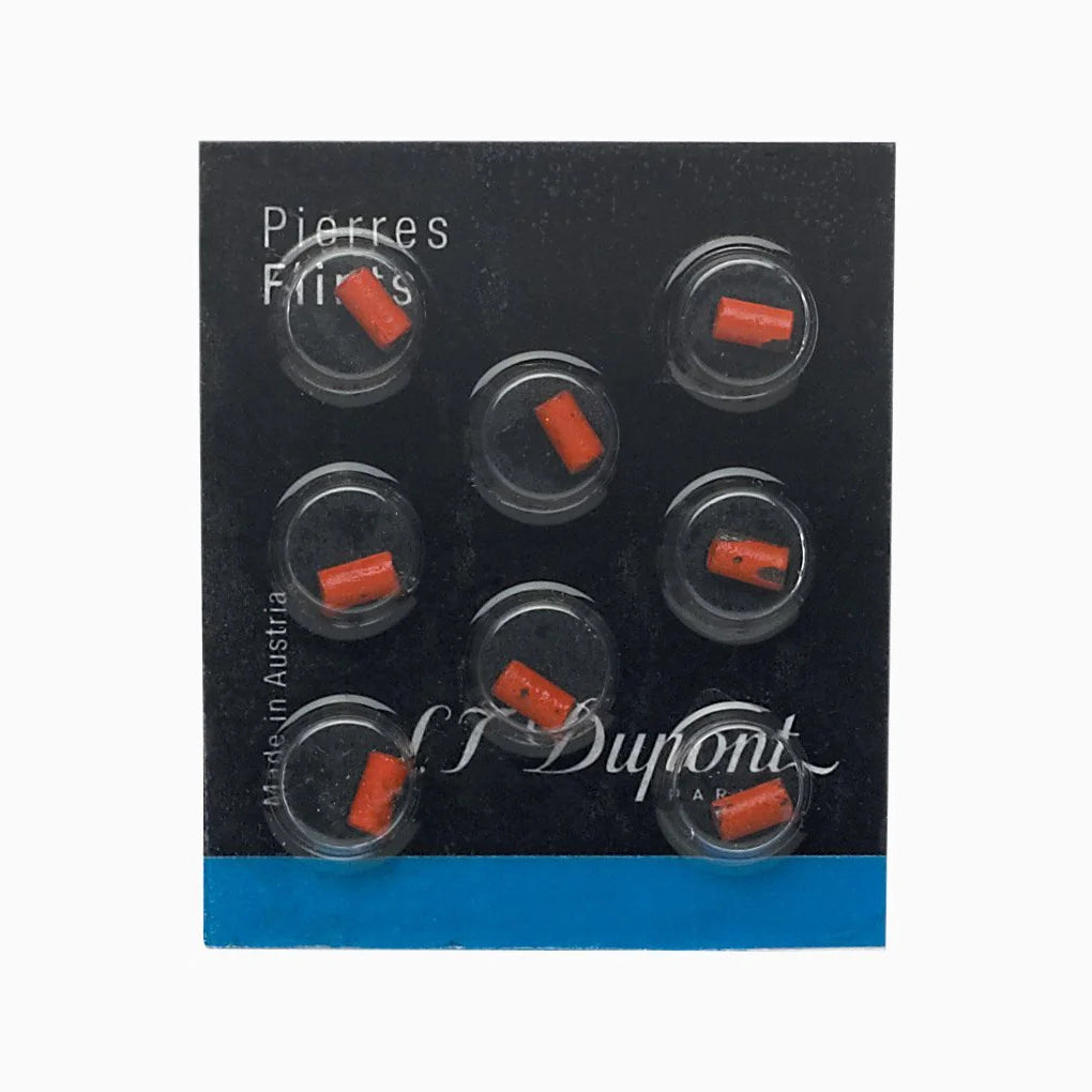 DUPONT ACCESSORIES [style_3597390000217] Đá lửa dùng cho bật lửa nhãn hiệu ST Dupont màu đỏ. LIGHTER FLINTS code B000650