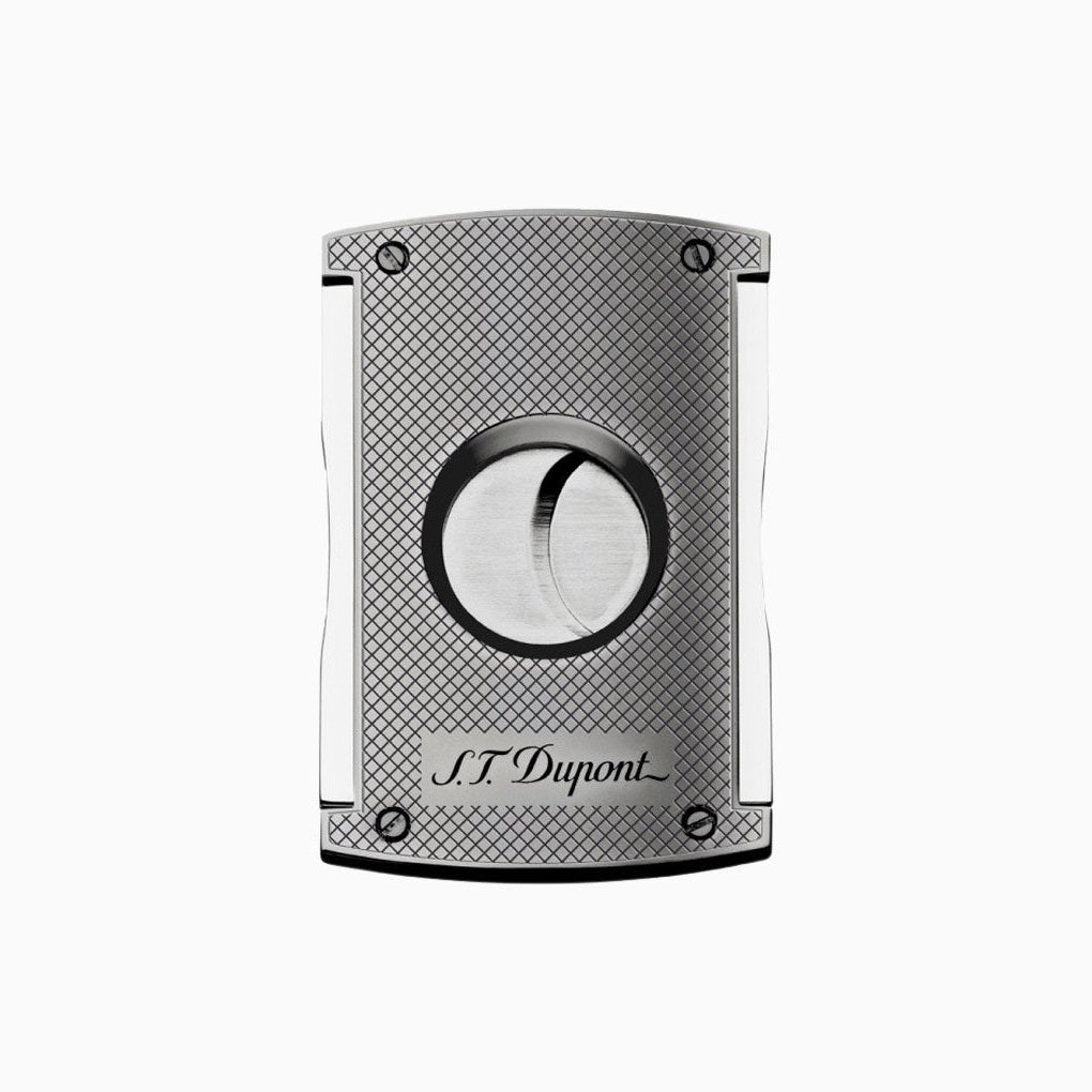 DUPONT ACCESSORIES [style_3597390212337] Dao cắt Xì gà bằng kim loại màu Chrome hiệu S.T.Dupont (Cigar cutter style no 003257)