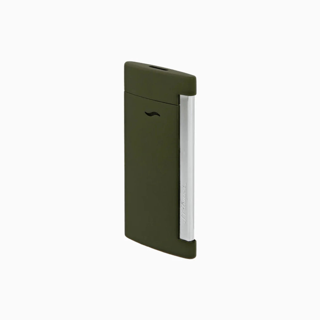 DUPONT ACCESSORIES [style_3597390235671] Bật lửa châm Xì Gà bằng kim loại LI SLIM 7 MATTE  KHAKI - hiệu S.T.Dupont code 027747
