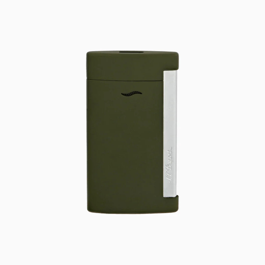 DUPONT ACCESSORIES [style_3597390235671] Bật lửa châm Xì Gà bằng kim loại LI SLIM 7 MATTE  KHAKI - hiệu S.T.Dupont code 027747
