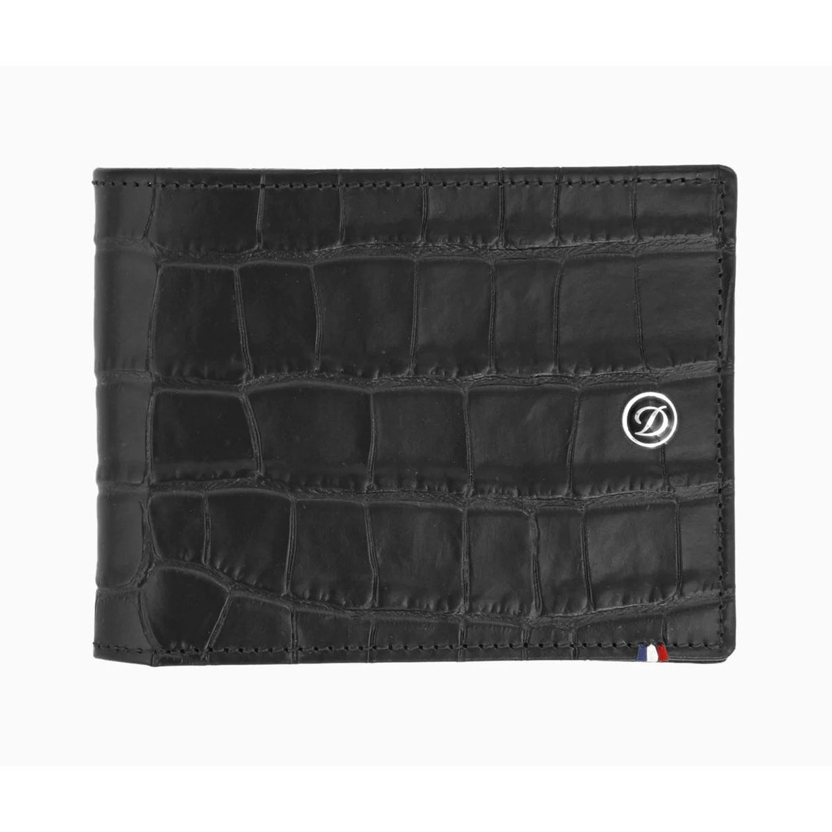 DUPONT ACCESSORIES [style_3597390251817] Ví da bằng da bò nhỏ màu đen 6CC HOLDER DANDY BLACK code 180060