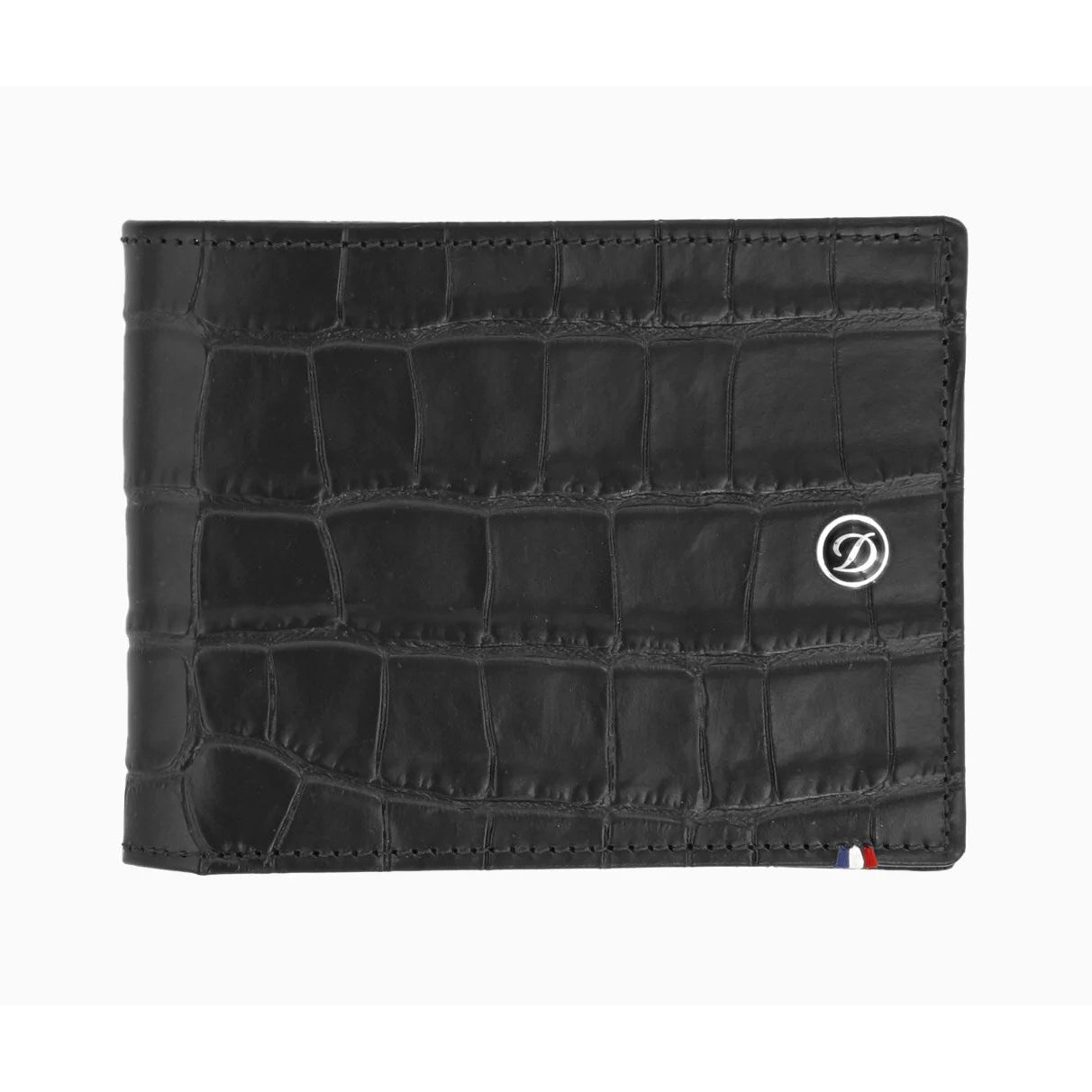 DUPONT ACCESSORIES [style_3597390251817] Ví da bằng da bò nhỏ màu đen 6CC HOLDER DANDY BLACK code 180060