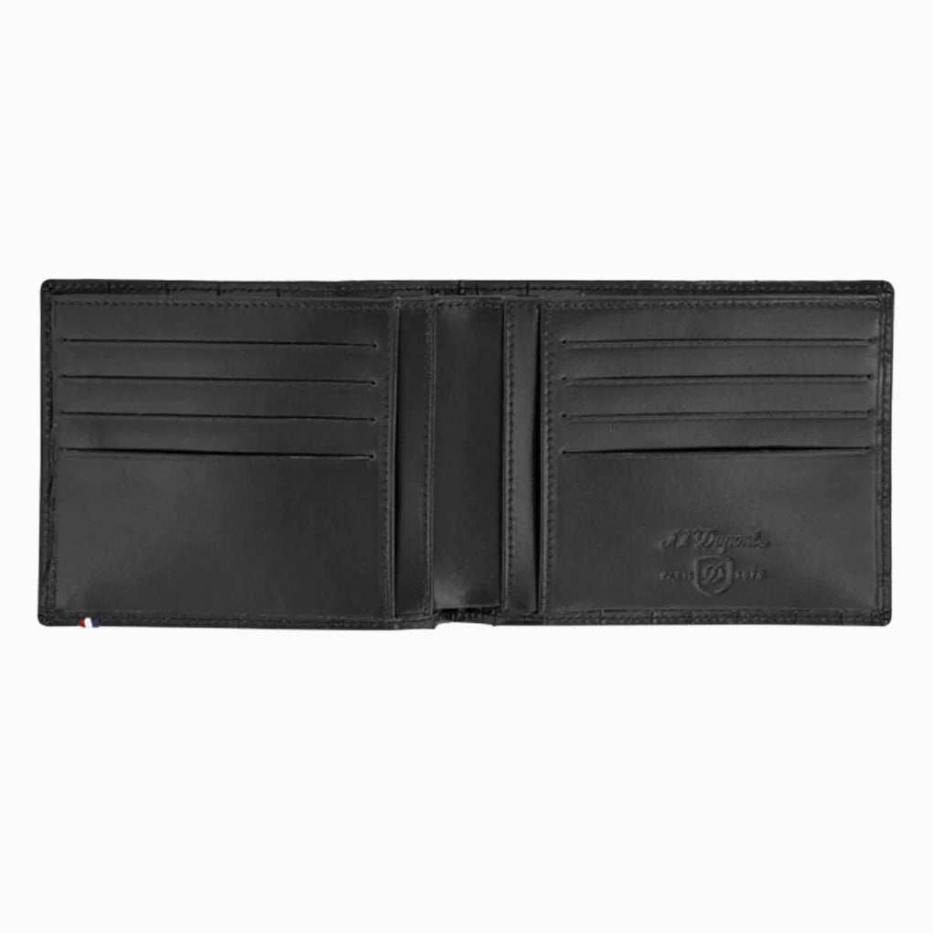 DUPONT ACCESSORIES [style_3597390258519] Ví da bằng da bò nhỏ màu đen 8CC HOLDER DANDY BLACK code 180063
