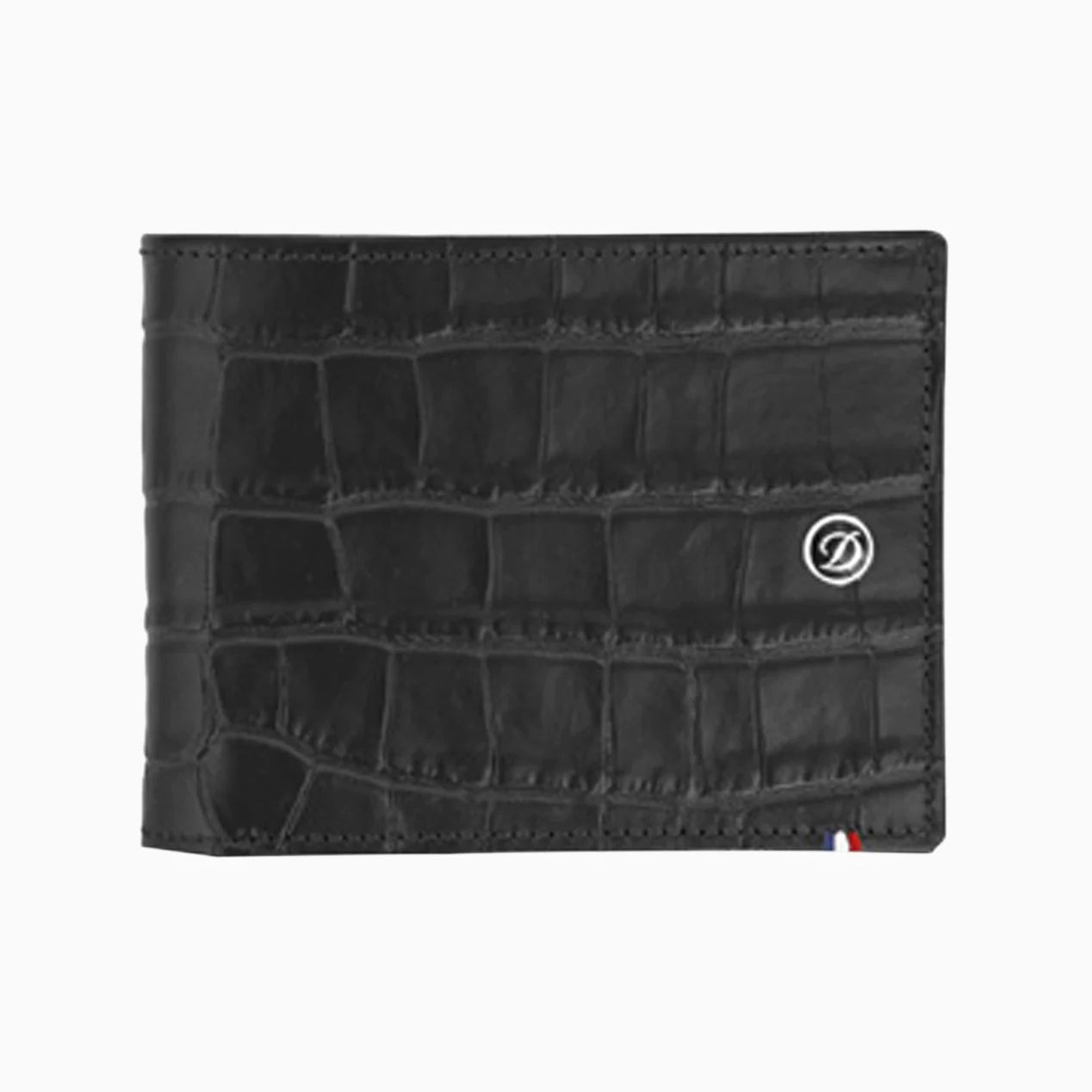 DUPONT ACCESSORIES [style_3597390258519] Ví da bằng da bò nhỏ màu đen 8CC HOLDER DANDY BLACK code 180063