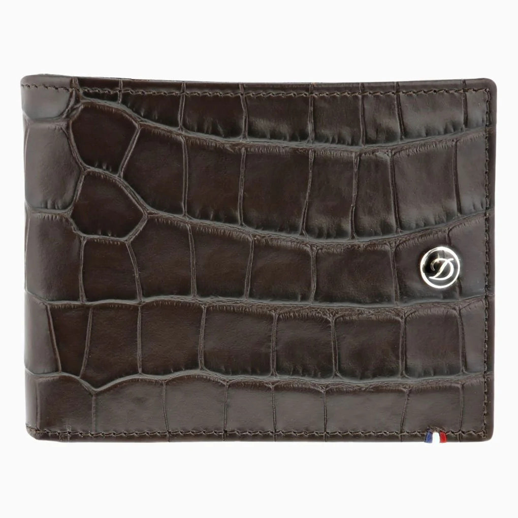 DUPONT ACCESSORIES [style_3597390258588] Ví da bằng da bò nhỏ màu nâu 6CC HOLDER DANDY BROWN code 180160