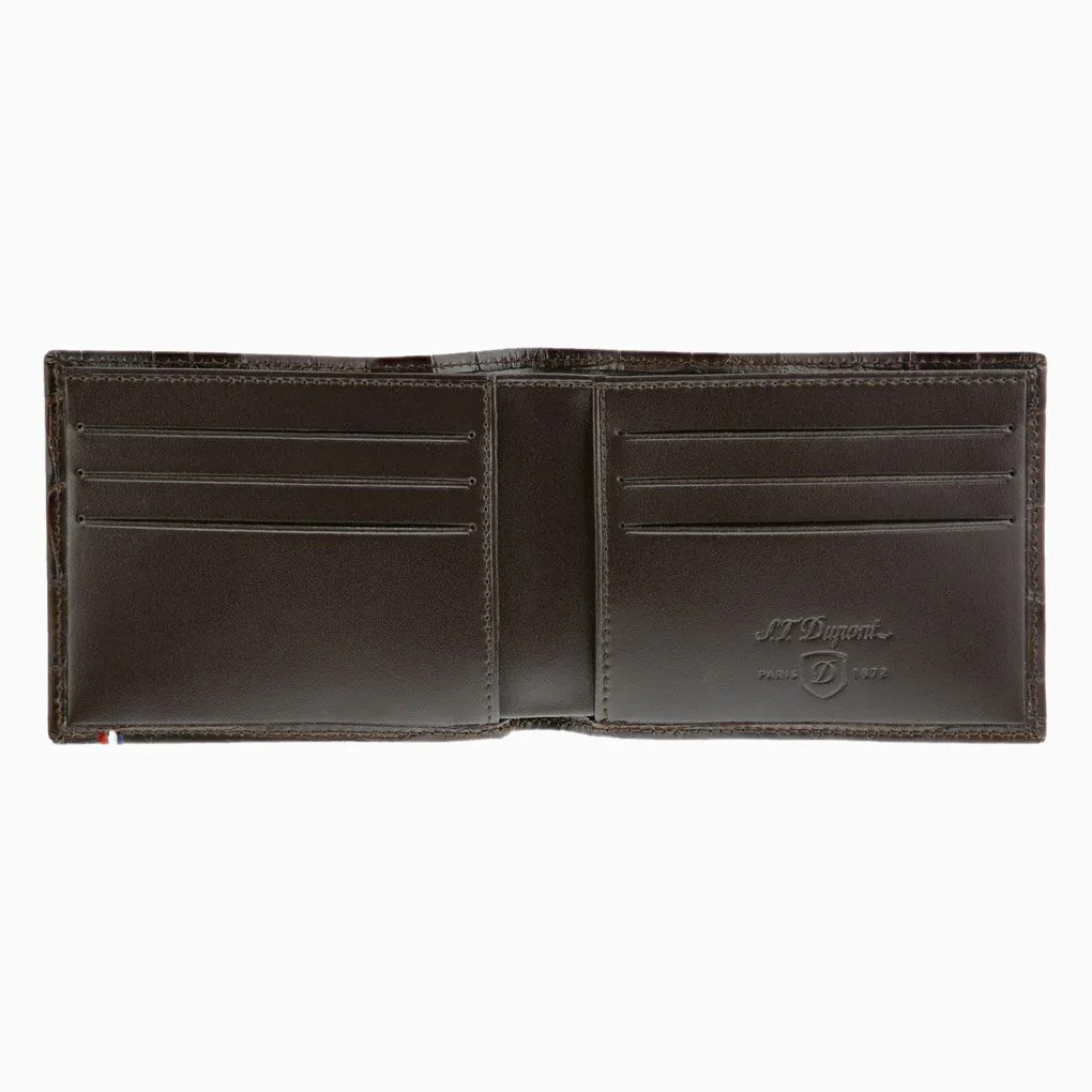 DUPONT ACCESSORIES [style_3597390258588] Ví da bằng da bò nhỏ màu nâu 6CC HOLDER DANDY BROWN code 180160