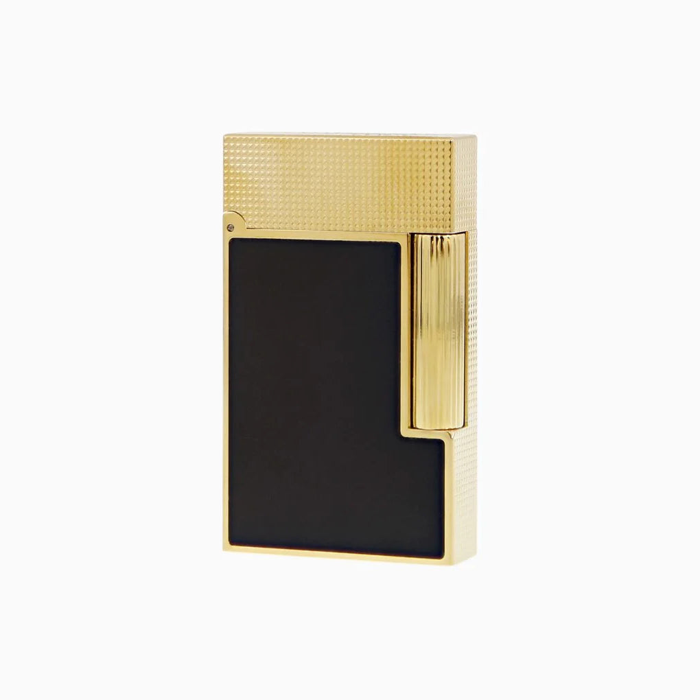 DUPONT ACCESSORIES [style_3597390273109] Bật lửa châm Xì Gà bằng kim loại LI L2 PDD YG AND MATTE  BLACK - hiệu S.T.Dupont code C16601