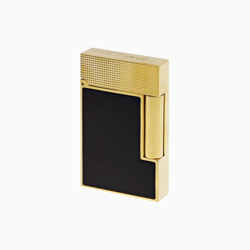 DUPONT ACCESSORIES [style_3597390273109] Bật lửa châm Xì Gà bằng kim loại LI L2 PDD YG AND MATTE  BLACK - hiệu S.T.Dupont code C16601