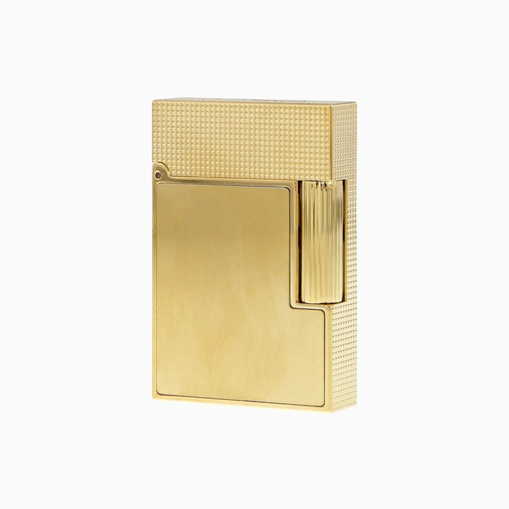 DUPONT ACCESSORIES [style_3597390273444] Bật lửa châm Xì Gà bằng kim loại LI L2 SMALL PDD YG BRUSHED   YG - hiệu S.T.Dupont code C18602