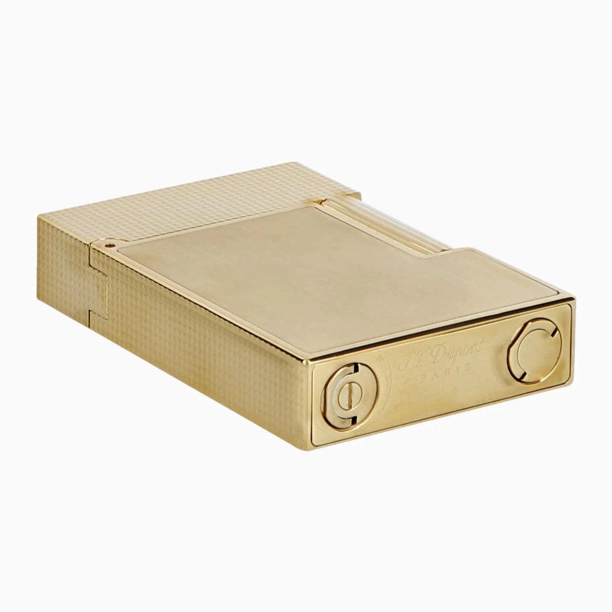 DUPONT ACCESSORIES [style_3597390273444] Bật lửa châm Xì Gà bằng kim loại LI L2 SMALL PDD YG BRUSHED   YG - hiệu S.T.Dupont code C18602