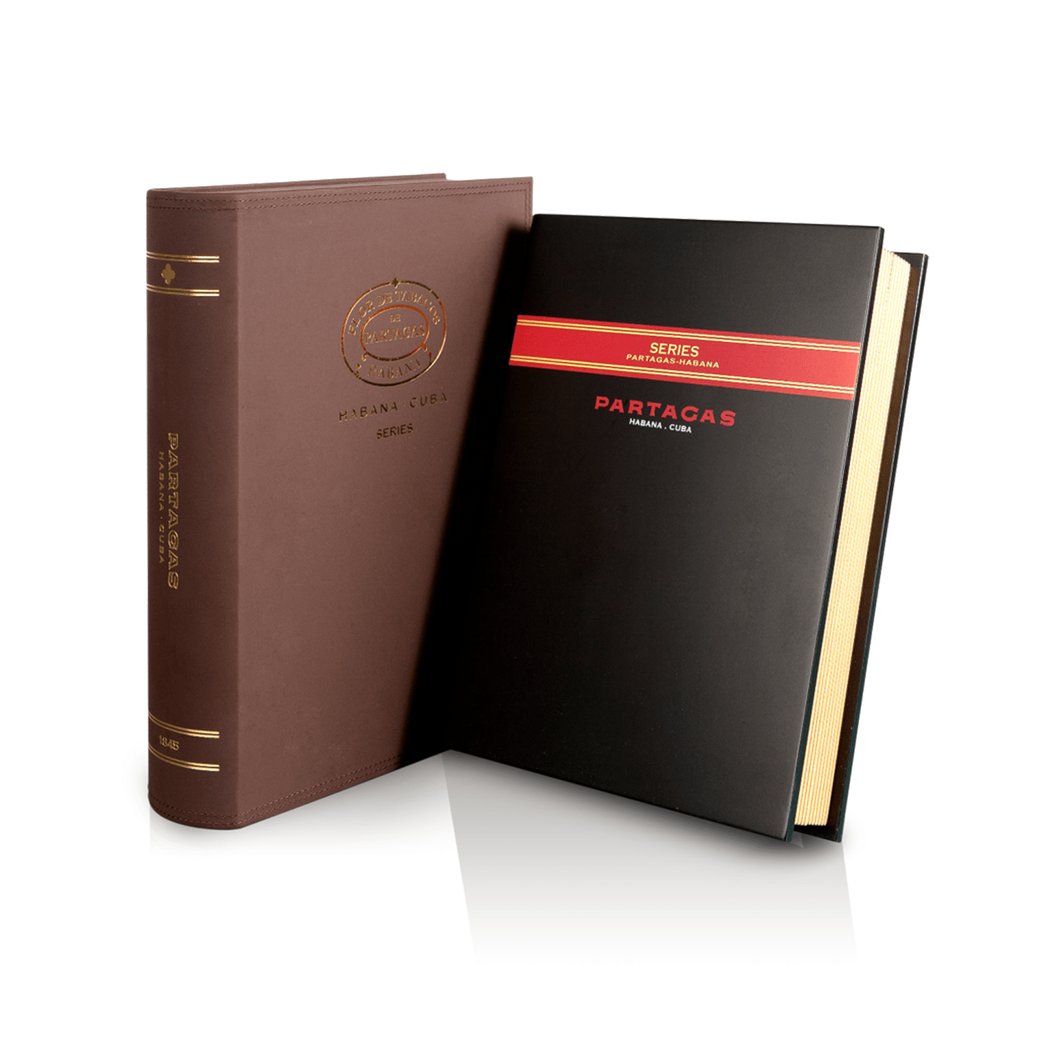 HABANOS ACCESSORIES Black / 33 x 26 x 9 cm PARTAGAS HUMIDOR BOOK
