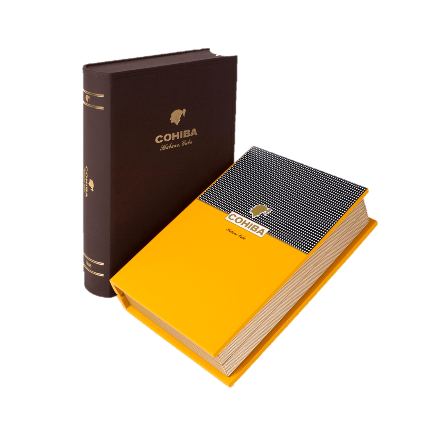 HABANOS ACCESSORIES Yellow / 33 x 26 x 9 cm HUMIDOR BOOK COHIBA