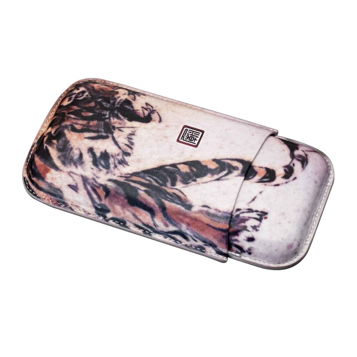 Habanos Specialist Vietnam ACCESSORIES Bao da đựng Xì Gà in hình hổ hiệu Siglo.