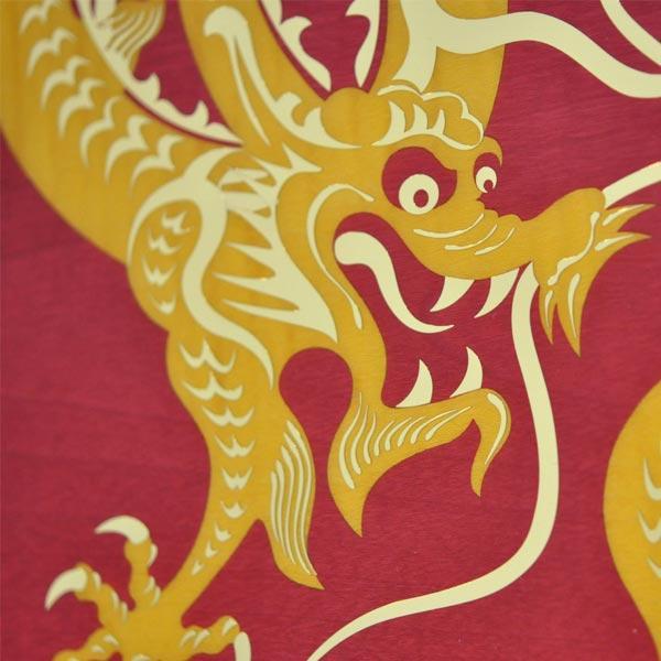 Habanos Specialist Vietnam ACCESSORIES Hộp gỗ đựng Xì Gà loại 110 điếu màu đỏ rồng vàng.  Kích thước (48.5 x 27 x 10.5 cm).