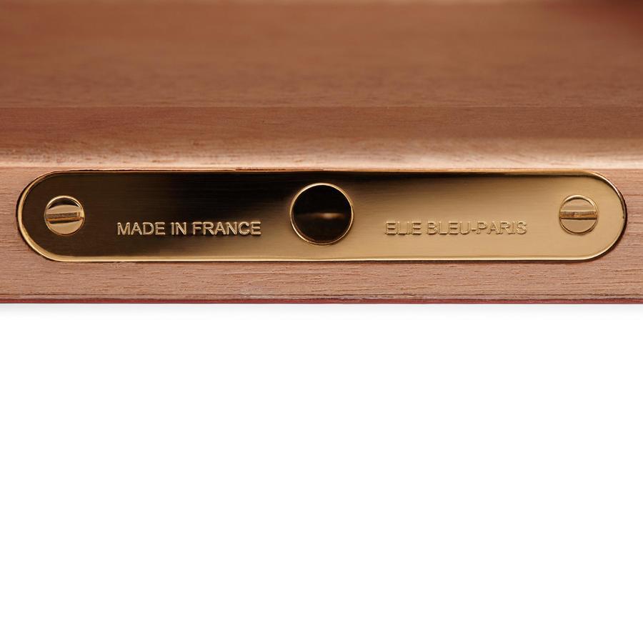 Habanos Specialist Vietnam ACCESSORIES Hộp gỗ đựng Xì Gà loại 75 điếu màu đen nhãn hiệu Alba.  Kích thước (30 x 24.5 x 11.2 cm).