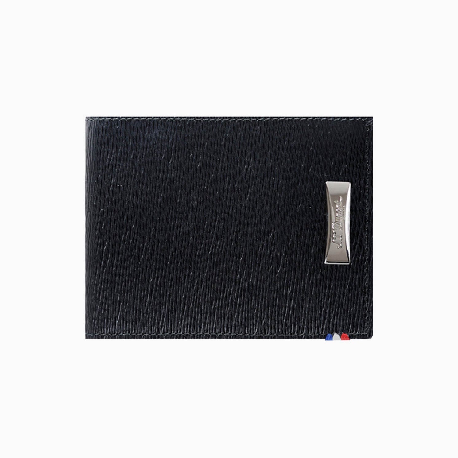 Habanos Specialist Vietnam ACCESSORIES [style_3597390189295] Ví da vân đen hiệu S.T.Dupont (LEATHER WALLET style no 180302).