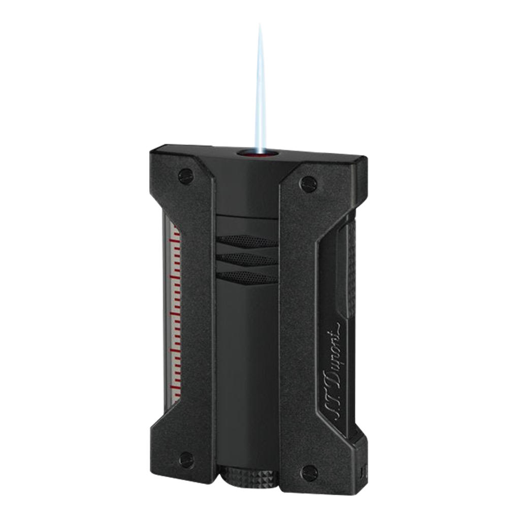 Habanos Specialist Vietnam ACCESSORIES [style_3597390193698] Bật lửa châm Xì Gà màu đen mờ bằng kim loại - bên trong không chứa gas - hiệu S.T.Dupont (Lighter without gas style no 021400)