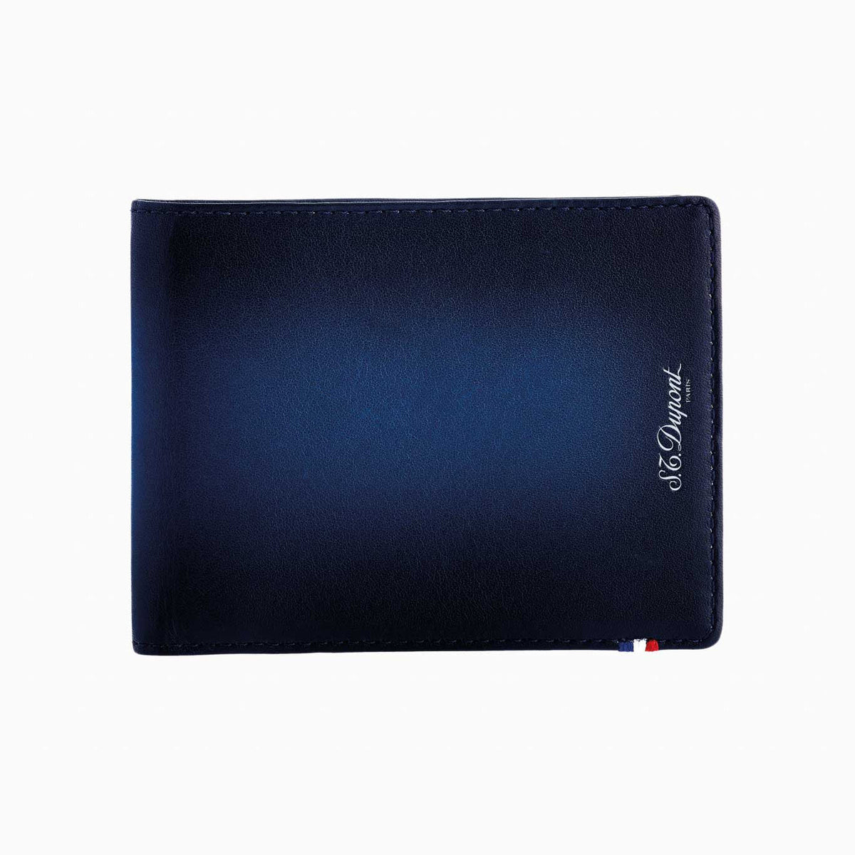 Habanos Specialist Vietnam ACCESSORIES [style_3597390227966] Ví da màu đen xanh hiệu S.T.Dupont (LEATHER WALLET style no 190210).