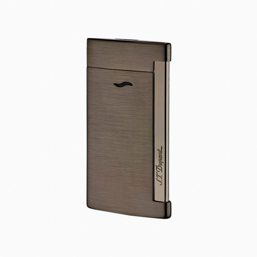 Habanos Specialist Vietnam ACCESSORIES [style_3597390235664] Bật lửa châm Xì Gà màu kim loại xám bằng kim loại - bên trong không chứa gas - hiệu S.T.Dupont (Lighter without gas style no 027712)