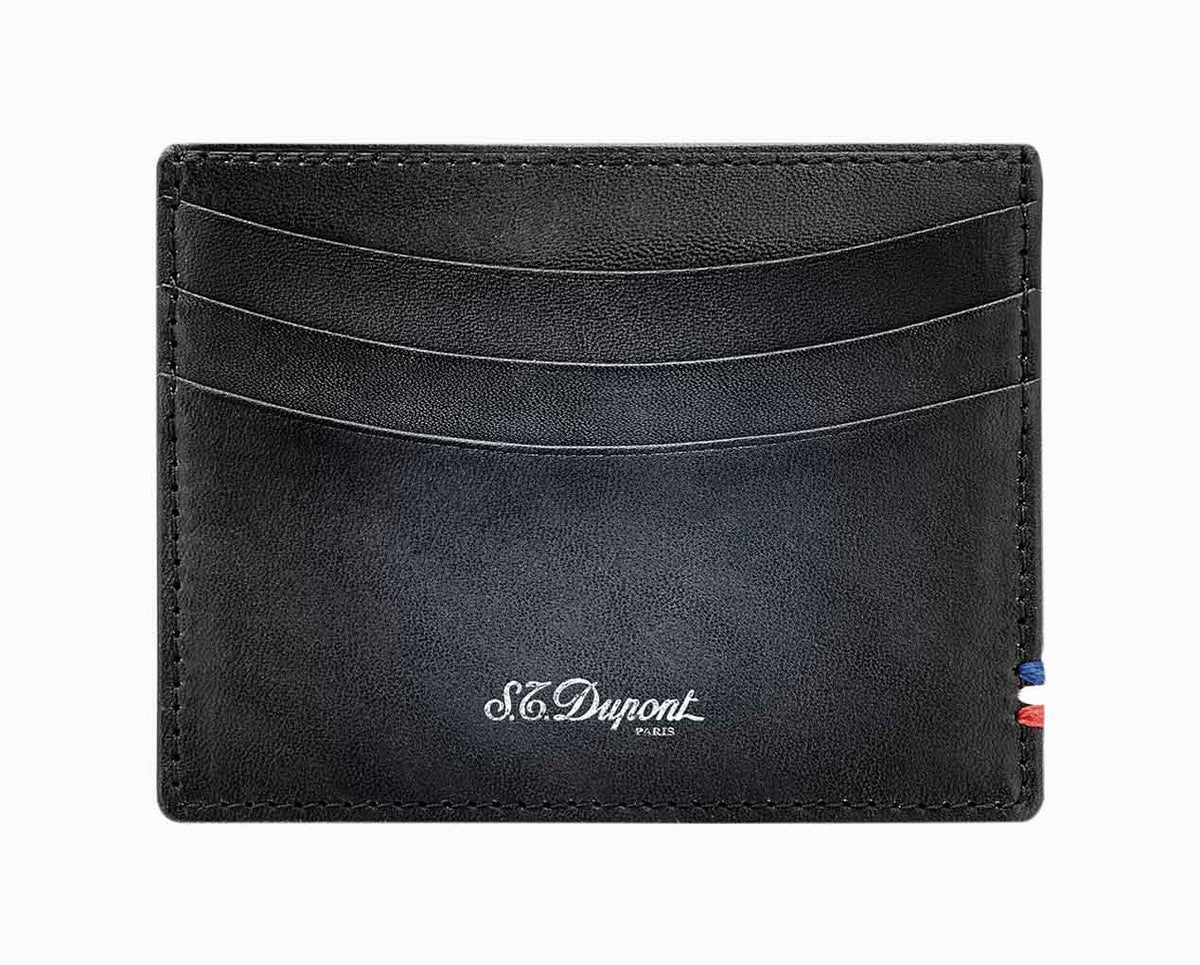 Habanos Specialist Vietnam ACCESSORIES [style_3597390237064] Ví đựng thẻ màu đen hiệu S.T. Dupont (LEATHER CREDIT CARD HOLDER  style no 190242).