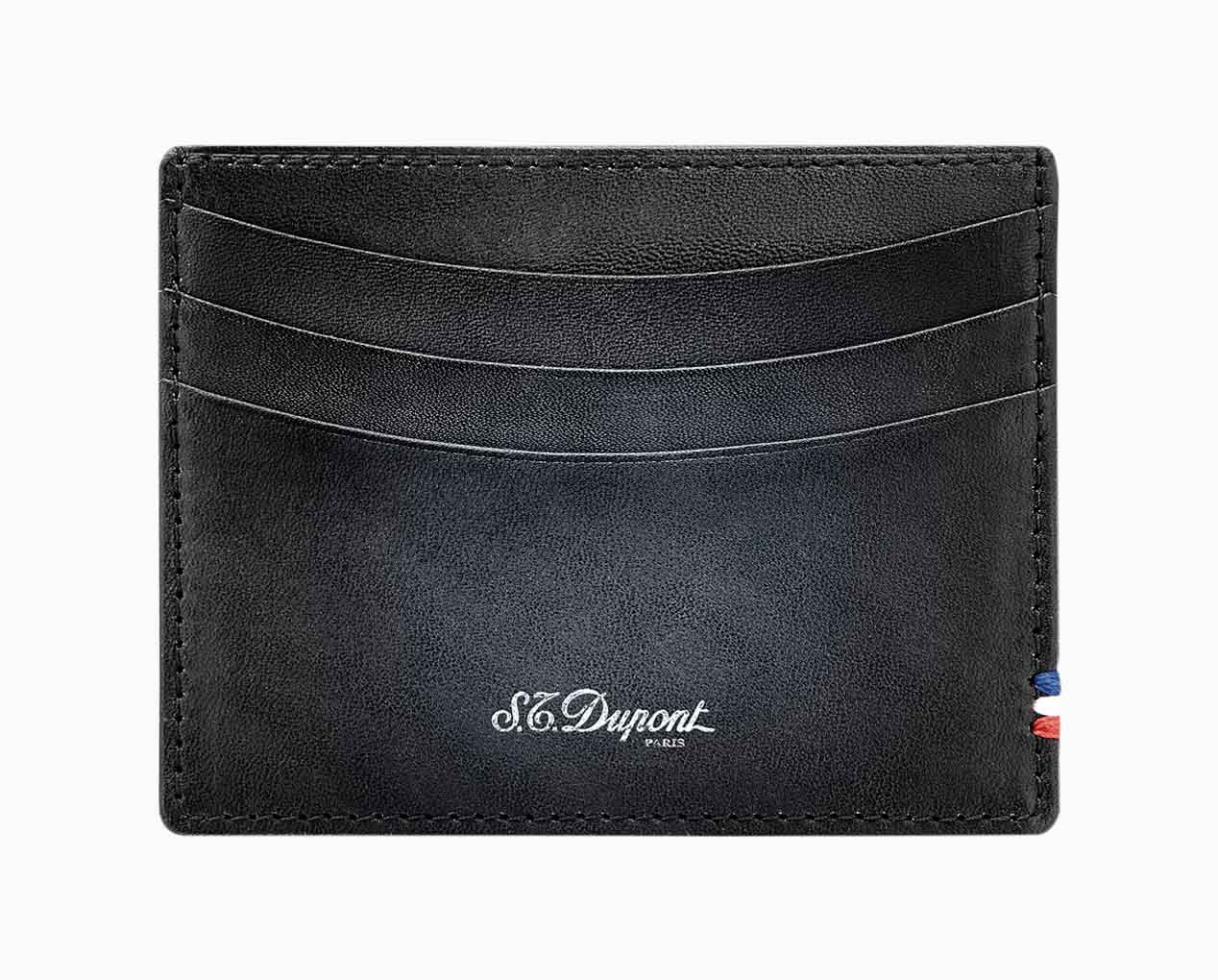 Habanos Specialist Vietnam ACCESSORIES [style_3597390237064] Ví đựng thẻ màu đen hiệu S.T. Dupont (LEATHER CREDIT CARD HOLDER  style no 190242).