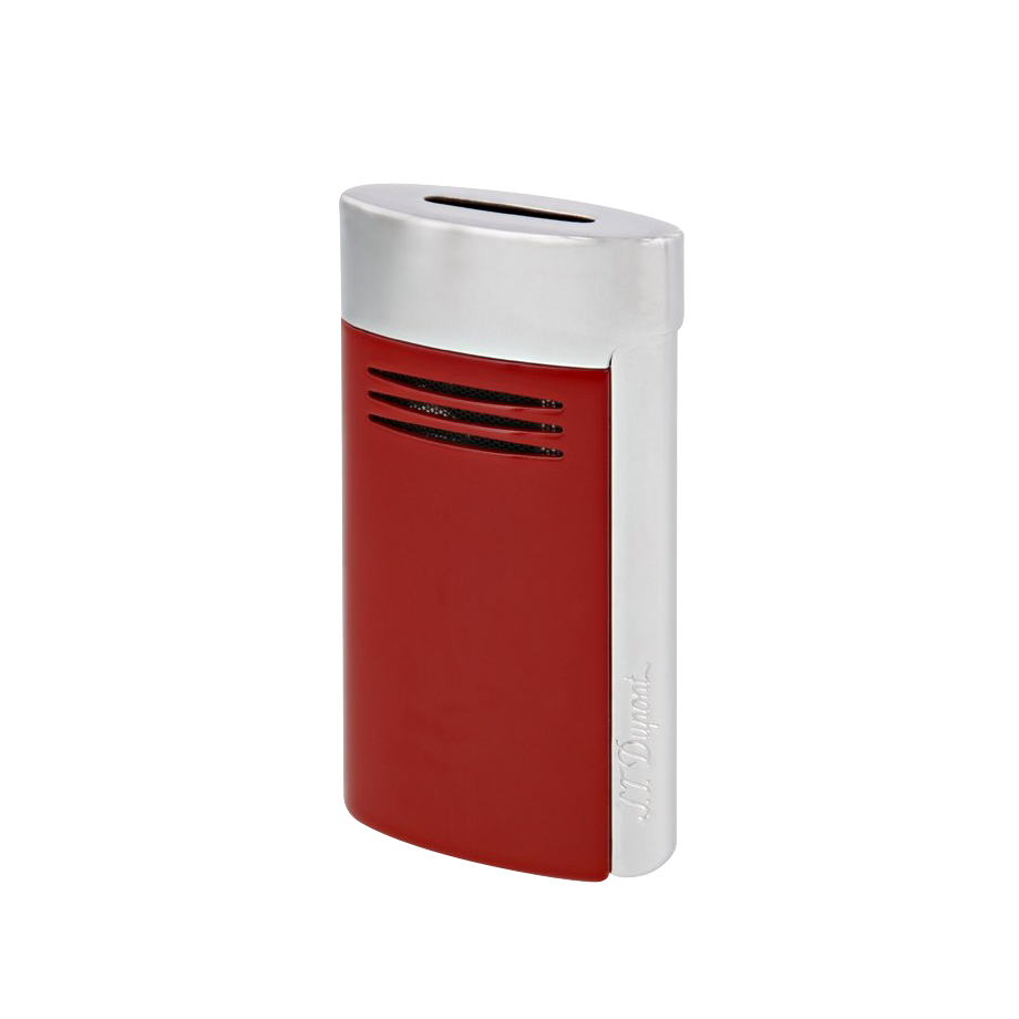 Habanos Specialist Vietnam ACCESSORIES [style_3597390263865] Bật lửa châm Xì Gà màu đỏ và Chrome bằng kim loại - bên trong không chứa gas - hiệu S.T.Dupont (Lighter without gas style no 020703)