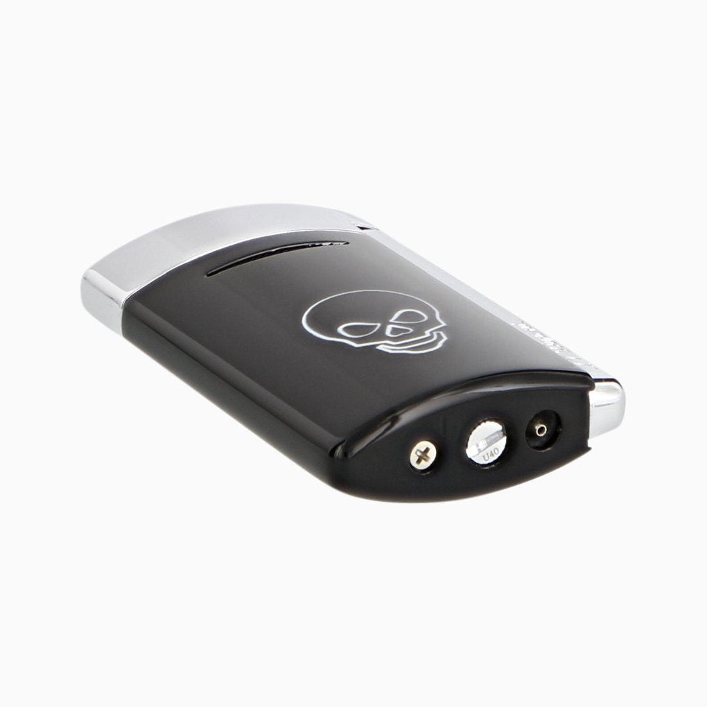 Habanos Specialist Vietnam ACCESSORIES [style_3597390274083] Bật lửa châm Xì Gà màu đen có hình đầu lâu bằng kim loại - bên trong không chứa gas - hiệu S.T.Dupont (Lighter without gas style no 010804)