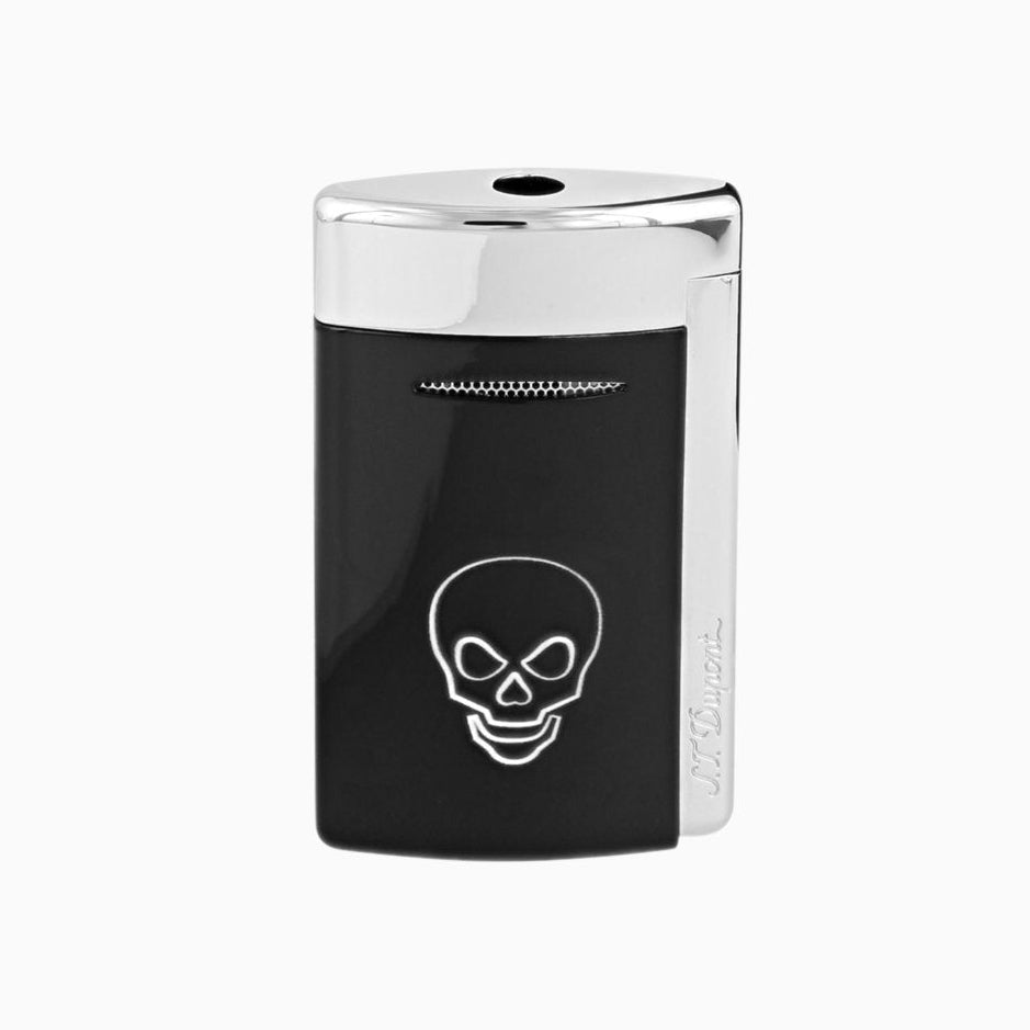 Habanos Specialist Vietnam ACCESSORIES [style_3597390274083] Bật lửa châm Xì Gà màu đen có hình đầu lâu bằng kim loại - bên trong không chứa gas - hiệu S.T.Dupont (Lighter without gas style no 010804)