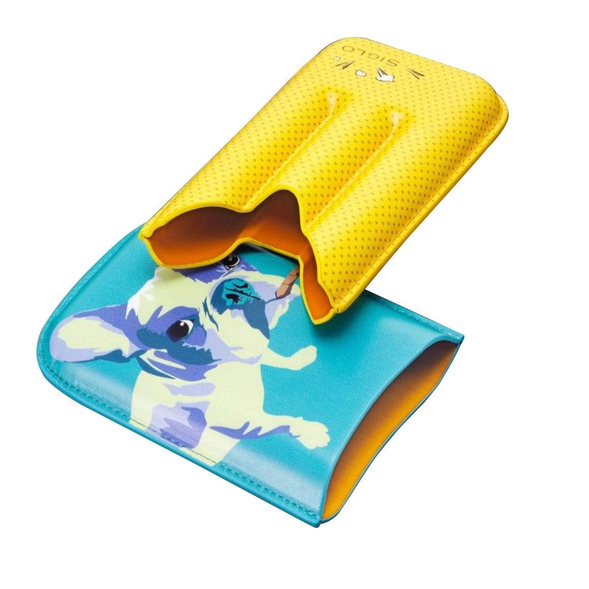 Habanos Specialist Vietnam ACCESSORIES [style_8010202009262] Bao da đựng Xì Gà in hình chú chó hiệu Siglo.( 1 Kiện = 1 cái )