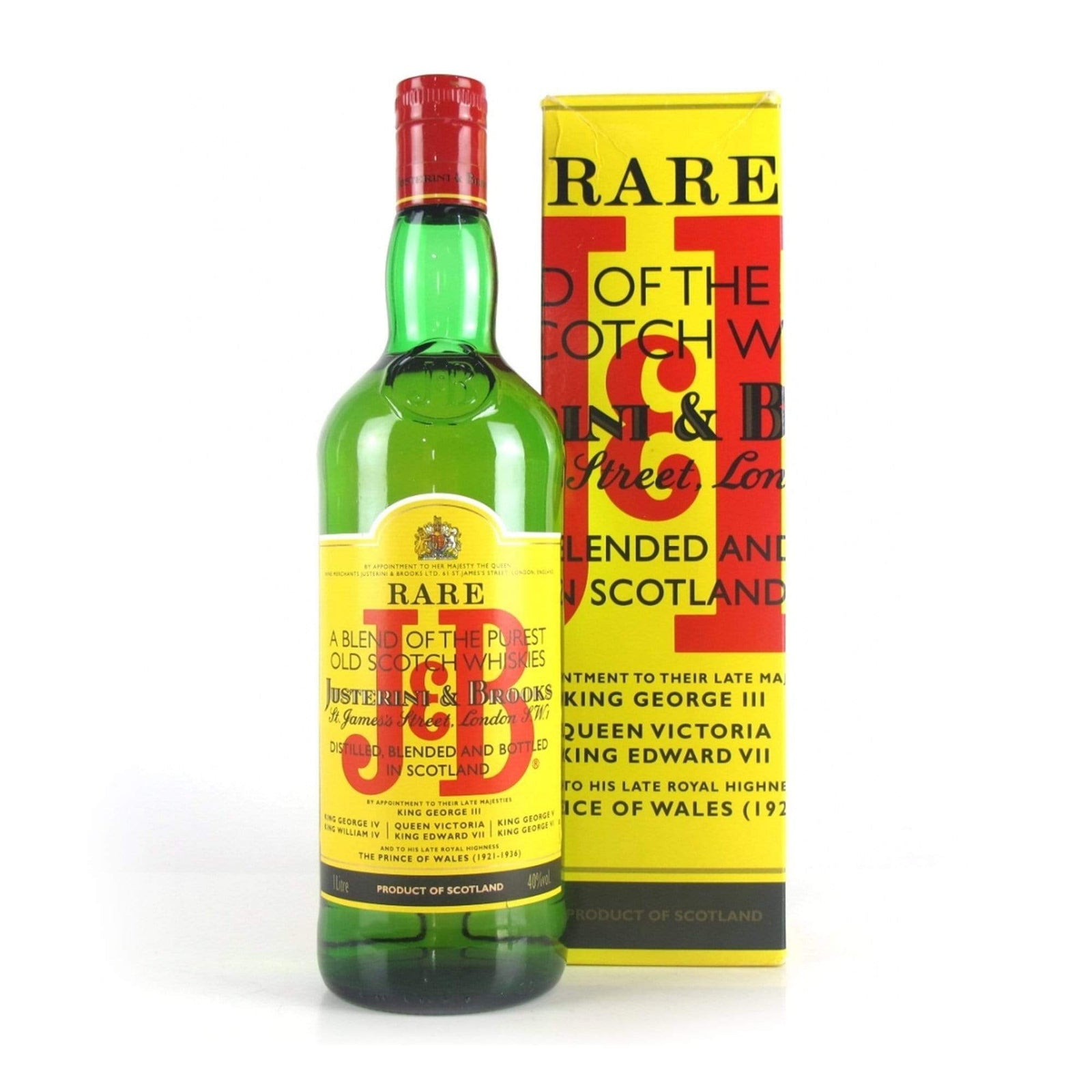 J&B OTHER WHISKY 75cl J&B RARE SCOTCH WHISKY