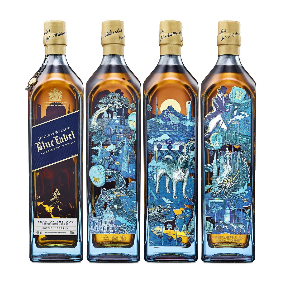 JW Whisky JW Whisky 75 JW BLUE LABEL YEAR OF RAT / DOG