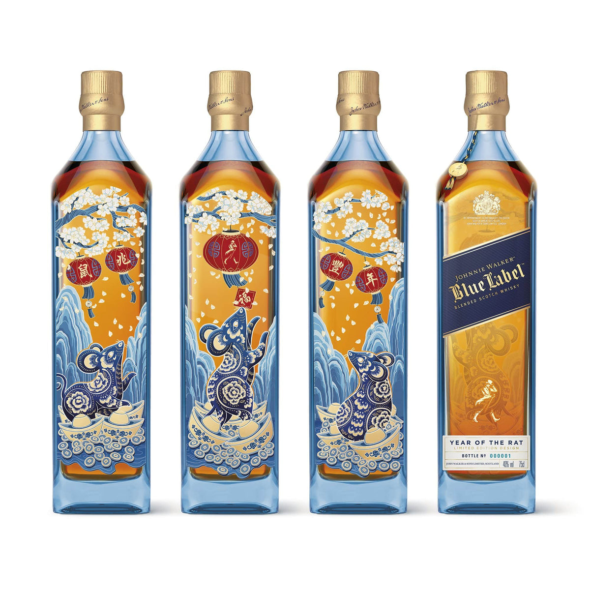 JW Whisky JW Whisky 75cl JW BLUE LABEL YEAR OF RAT / DOG