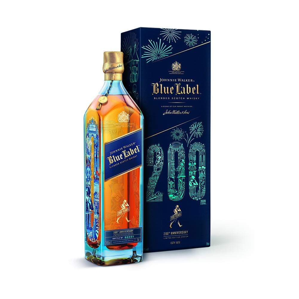 JW Whisky LIQUOR & SPIRITS 75cl JOHNNIE WALKER BLUE LABEL 200