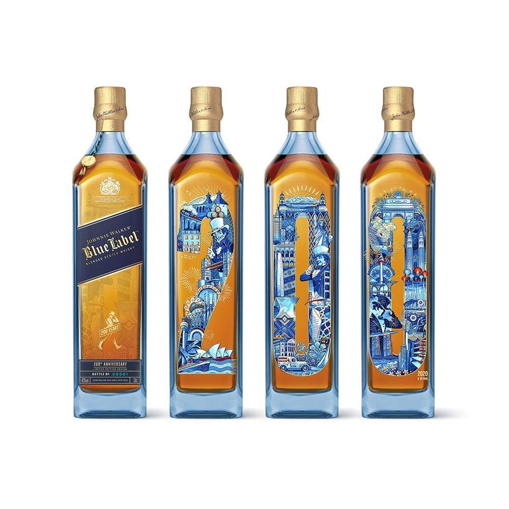 JW Whisky LIQUOR &amp; SPIRITS 75cl JOHNNIE WALKER BLUE LABEL 200