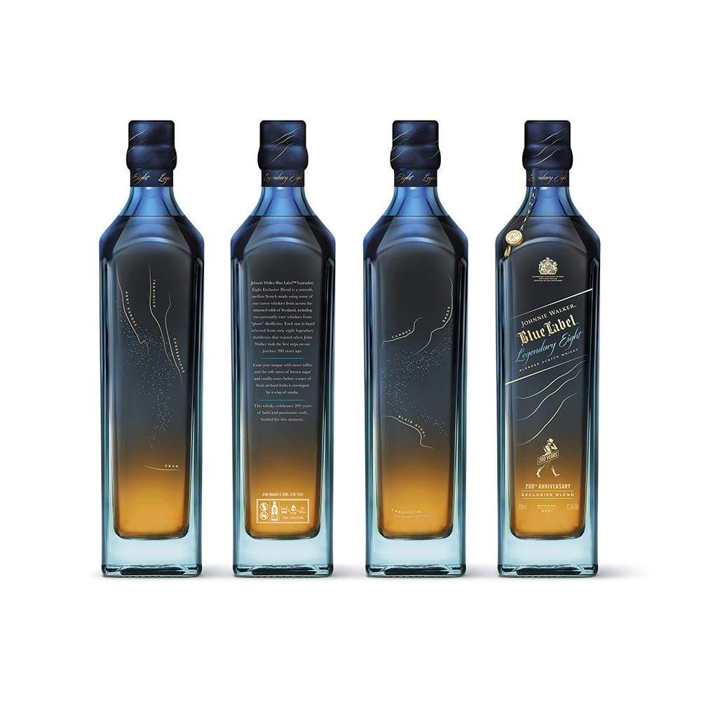 JW Whisky LIQUOR &amp; SPIRITS 75cl JW BLUE LABEL LEGENDARY 8