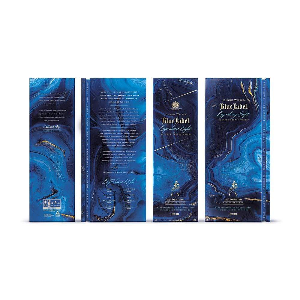JW Whisky LIQUOR &amp; SPIRITS 75cl JW BLUE LABEL LEGENDARY 8