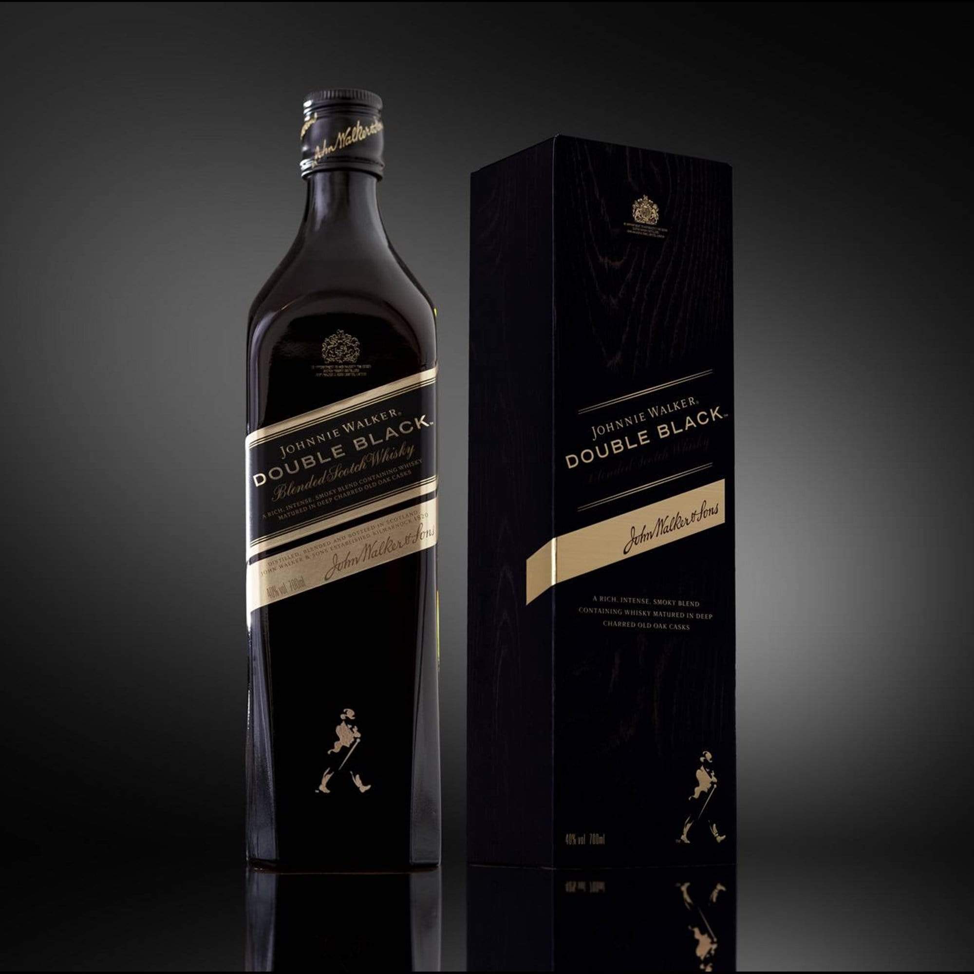 JW Whisky LIQUOR & SPIRITS 75cl JOHNNIE WALKER DOUBLE BLACK