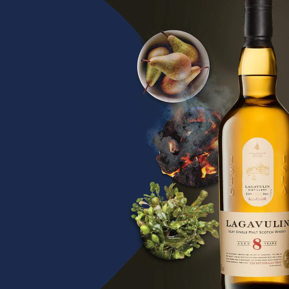 Lagavulin LIQUOR &amp; SPIRITS 70cl LAGAVULIN 8 Y.O PORT ELLEN