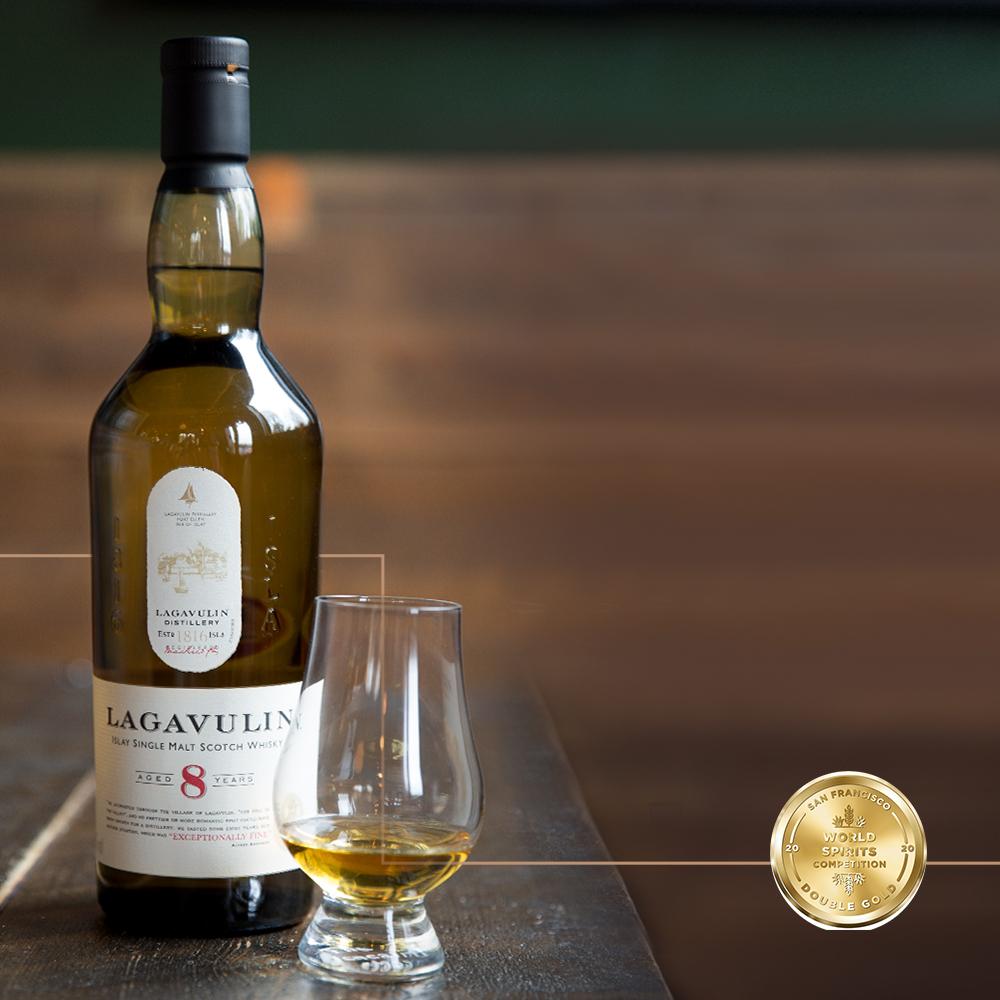 Lagavulin LIQUOR &amp; SPIRITS 70cl LAGAVULIN 8 Y.O PORT ELLEN